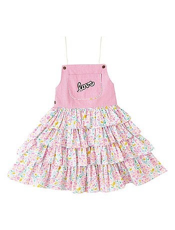 Robe Salopette Fleurie et GIGI - La Faute à Voltaire
