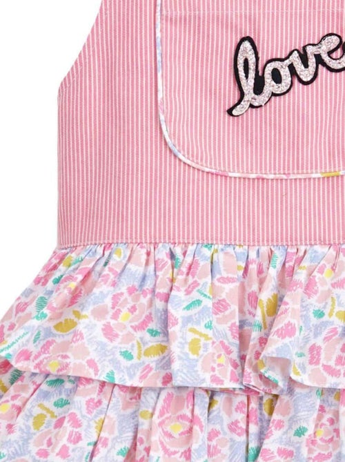 Robe Salopette   Fleurie  et    GIGI - La Faute à Voltaire - Kiabi