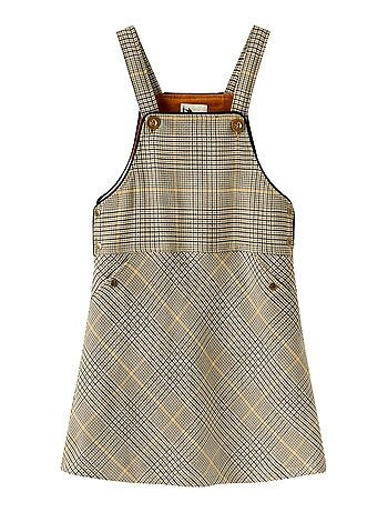 Robe Salopette Hiver à Carreaux Tartan LOLA - La Faute à Voltaire