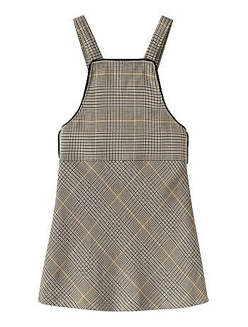 Robe Salopette Hiver à Carreaux Tartan LOLA - La Faute à Voltaire