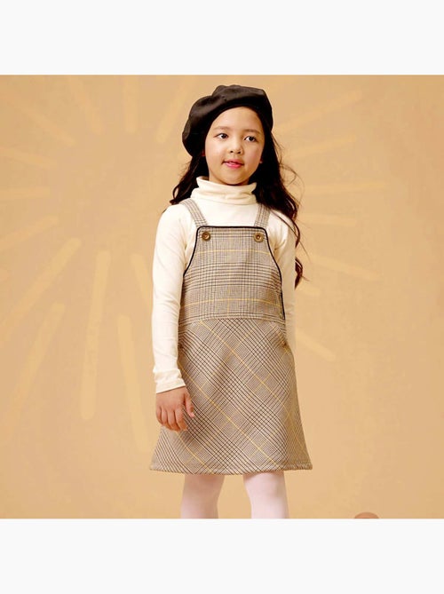 Robe Salopette  Hiver à Carreaux Tartan   LOLA - La Faute à Voltaire - Kiabi