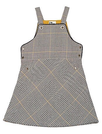 Robe Salopette Hiver Carreaux Tartan LOLA - La Faute à Voltaire