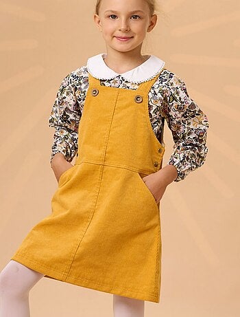 Robe Salopette Hiver en Velours LOLA - La Faute à Voltaire