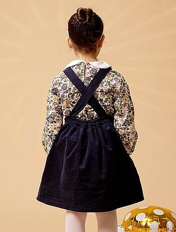 Robe Salopette Hiver Velours ECOLIÈRE - La Faute à Voltaire