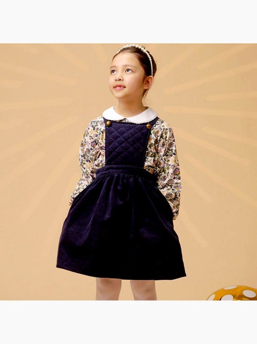 Robe Salopette Hiver   Velours    ECOLIÈRE - La Faute à Voltaire - Kiabi