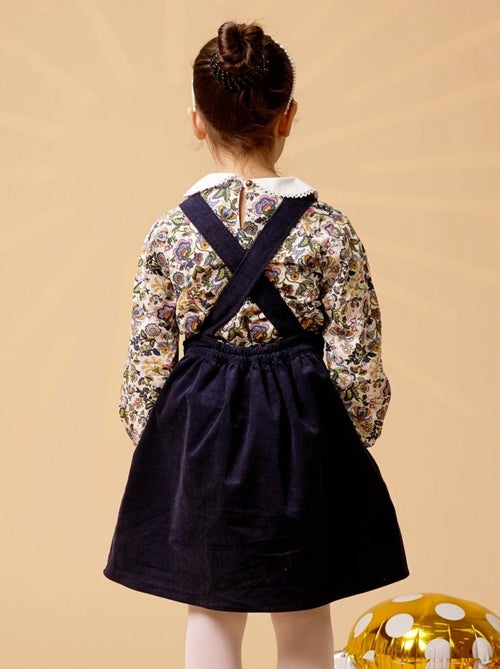 Robe Salopette Hiver   Velours    ECOLIÈRE - La Faute à Voltaire - Kiabi