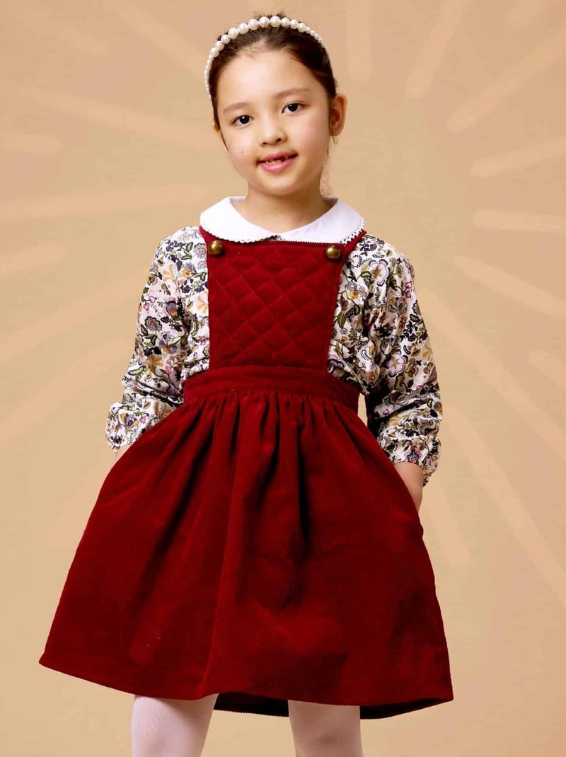 Robe Salopette Hiver Velours ECOLIÈRE La Faute à Voltaire