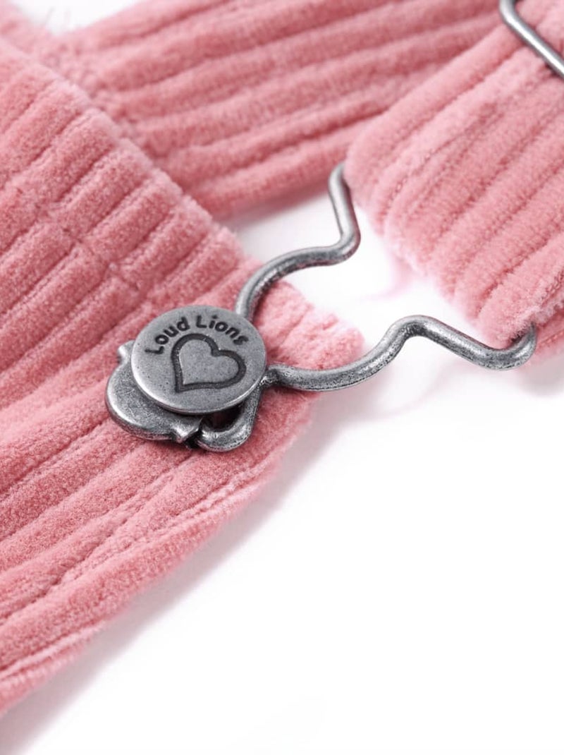 Robe Salopette Pour Enfants Coton - VidaXL Rose - Kiabi