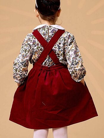 Robe Salopette Velours ECOLIÈRE - La Faute à Voltaire