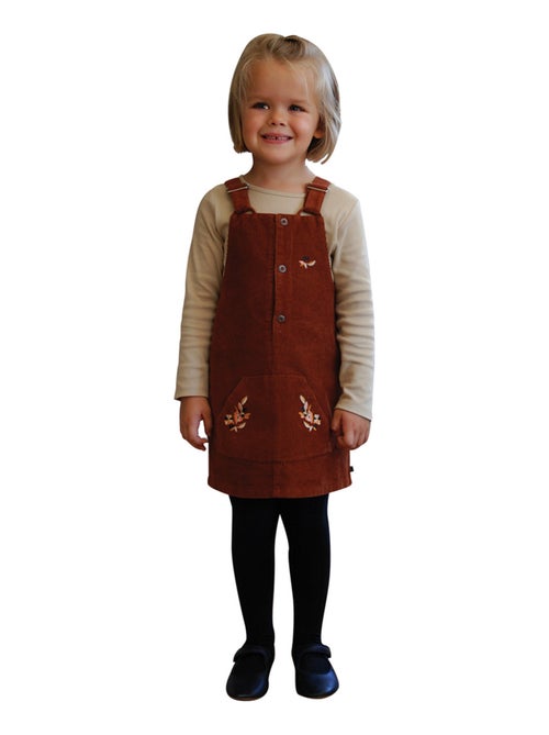 ROBE SALOPETTE VELOURS FILIPA - Kiabi
