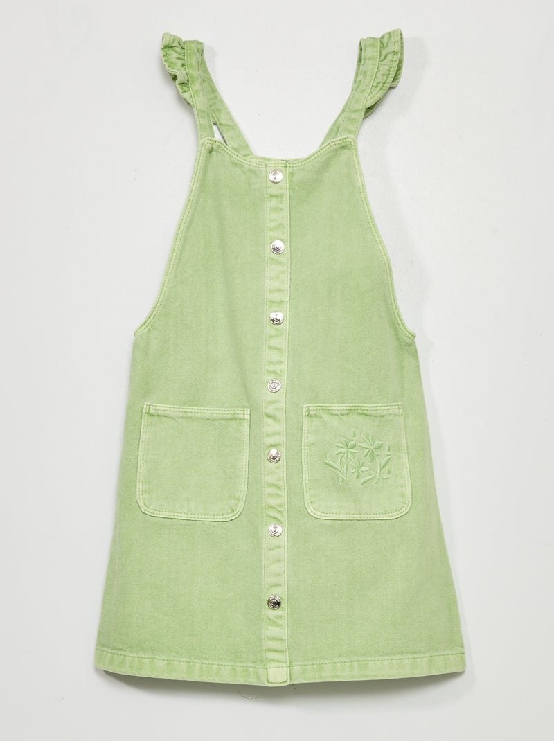 Robe salopette Vert - Kiabi