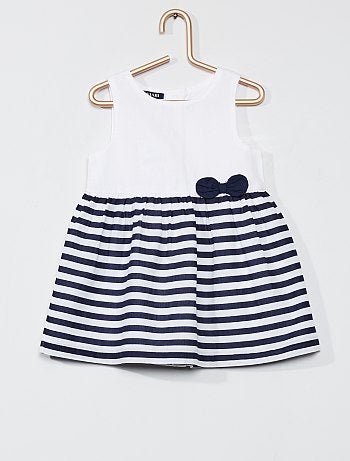 Robe sans manche imprimée