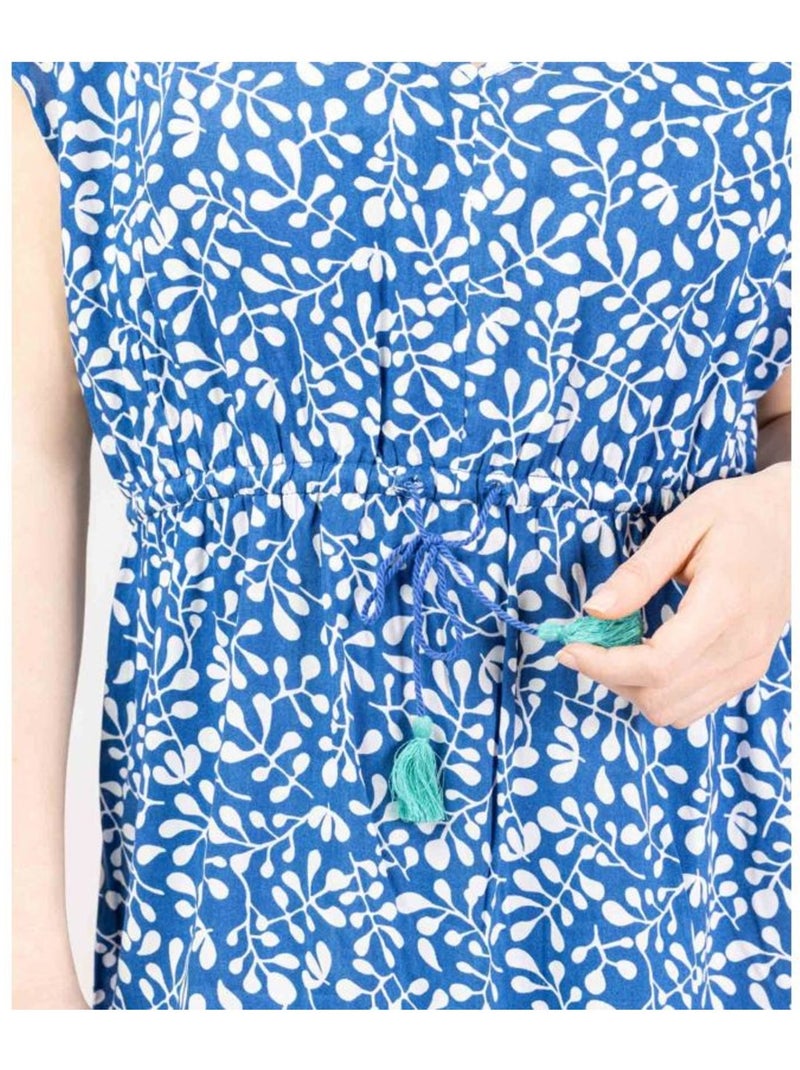 Robe sans manches - Terre de Marins Blanc Bleu - Kiabi