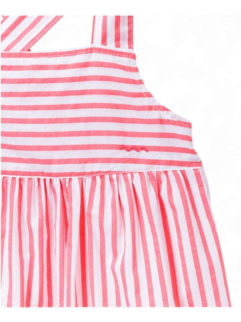 Robe sans manches - Terre de Marins Blanc Rose - Kiabi