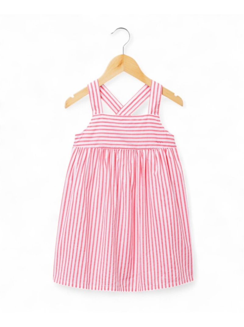 Robe sans manches - Terre de Marins Blanc Rose - Kiabi