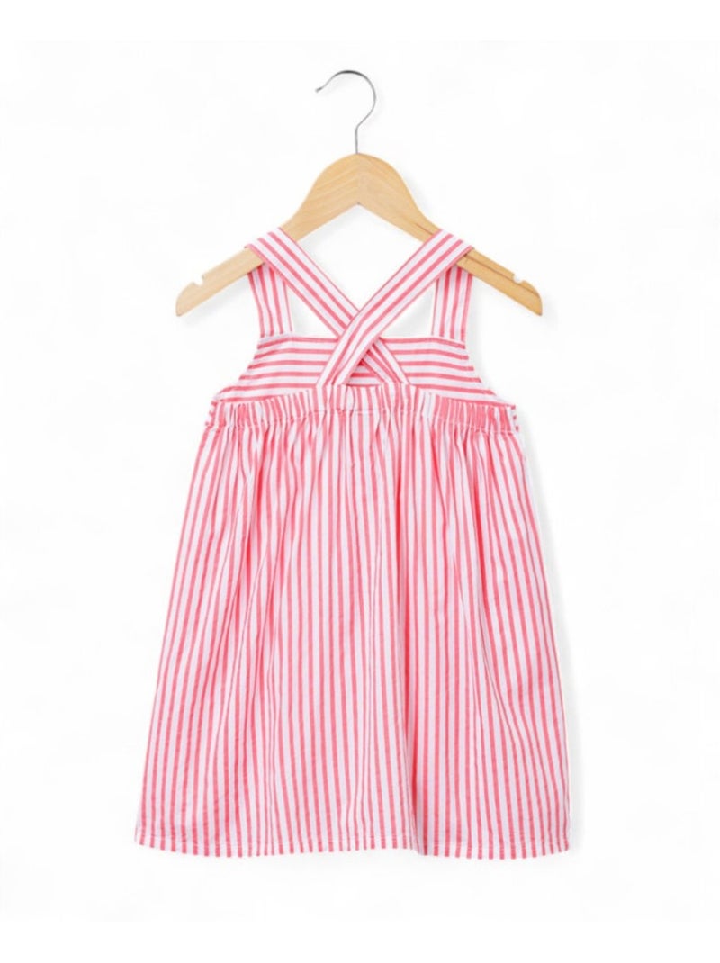 Robe sans manches - Terre de Marins Blanc Rose - Kiabi