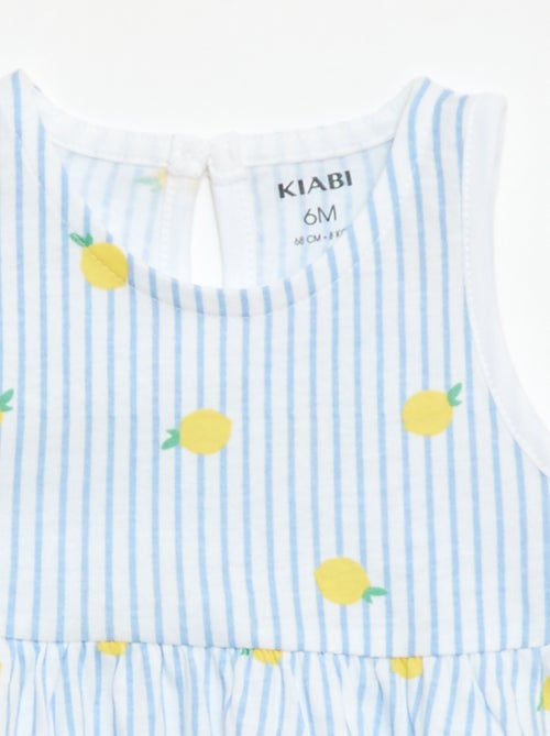 Robe sans manches à message - Kiabi