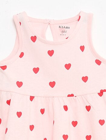 Robe sans manches à message