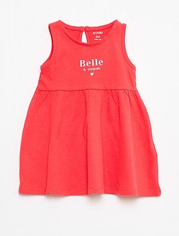 Robe sans manches à message