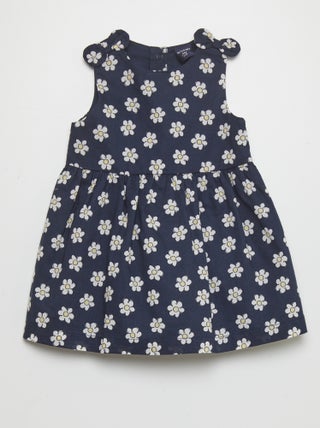 Robe sans manches à motif