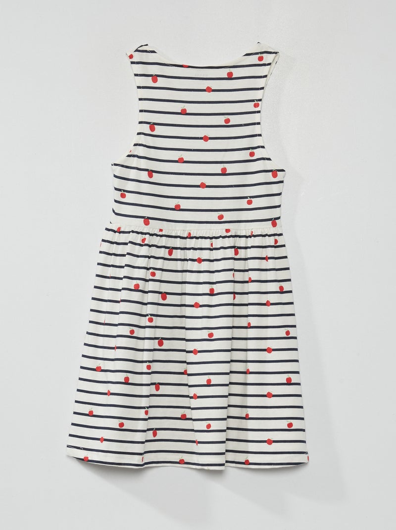 Robe sans manches à motifs Beige - Kiabi