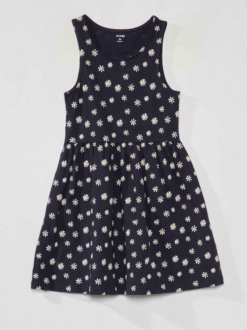 Robe sans manches à motifs Bleu - Kiabi
