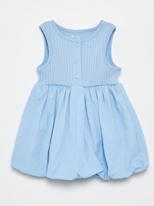 Robe sans manches bi-matière - Kiabi Robe sans manches bi-matière - Kiabi