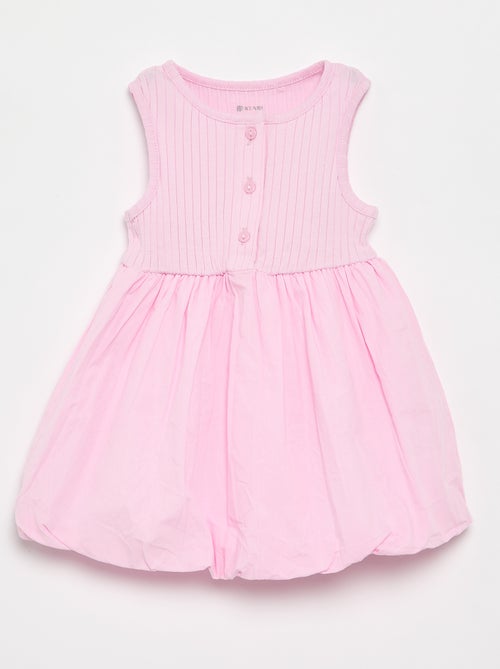 Robe sans manches bi-matière - Kiabi Robe sans manches bi-matière - Kiabi