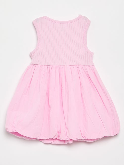 Robe sans manches bi-matière - Kiabi Robe sans manches bi-matière - Kiabi