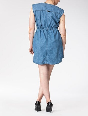 Robe sans manches chambray bleached EGLE 'Rica Lewis'