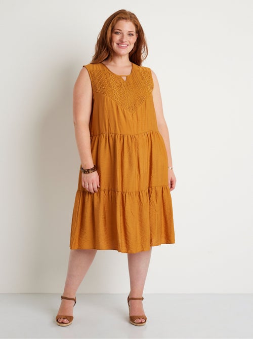Robe sans manches courte volantée - Afibel - Kiabi