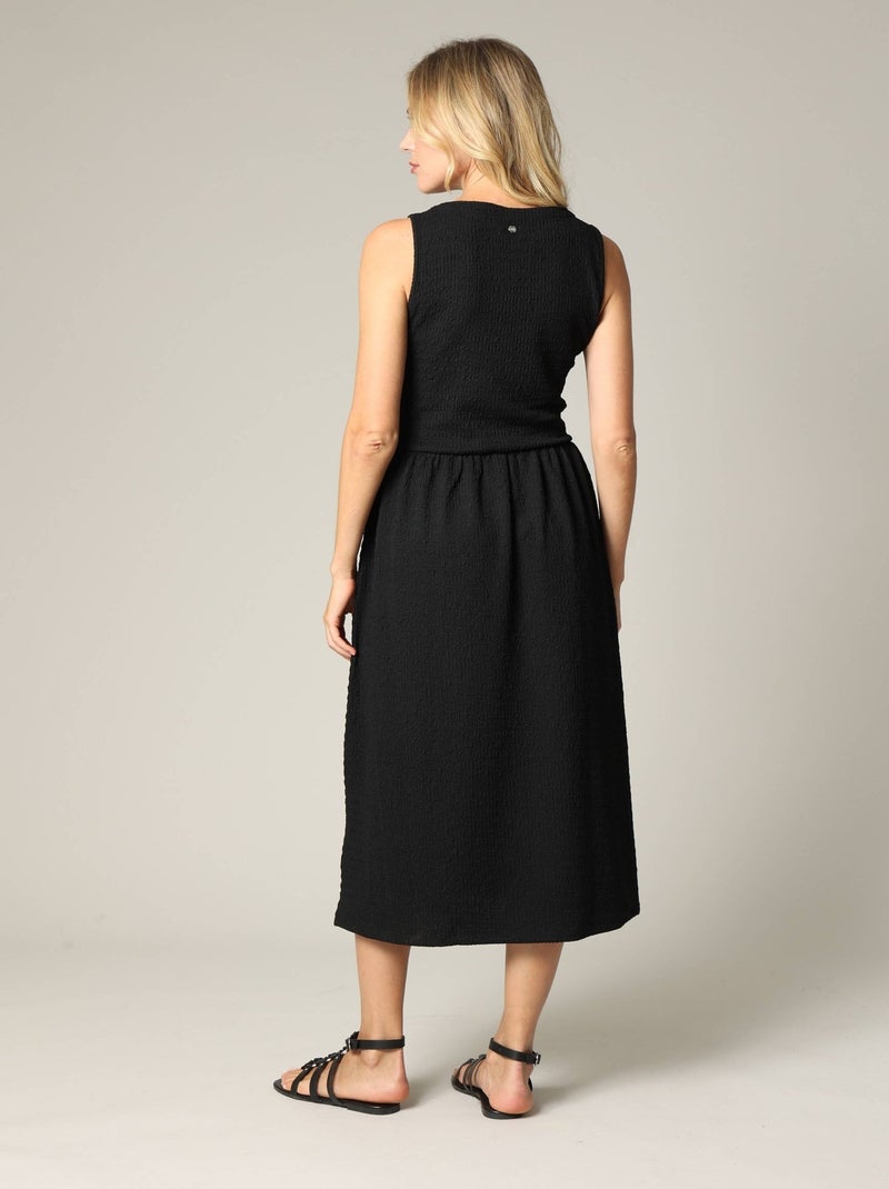 Robe sans manches 'Deeluxe' Noir - Kiabi