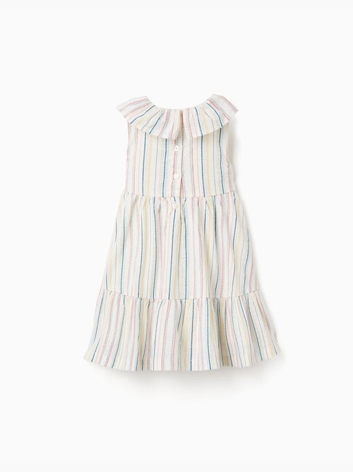 Robe sans manches en coton à rayures ethniques B&S - Kiabi