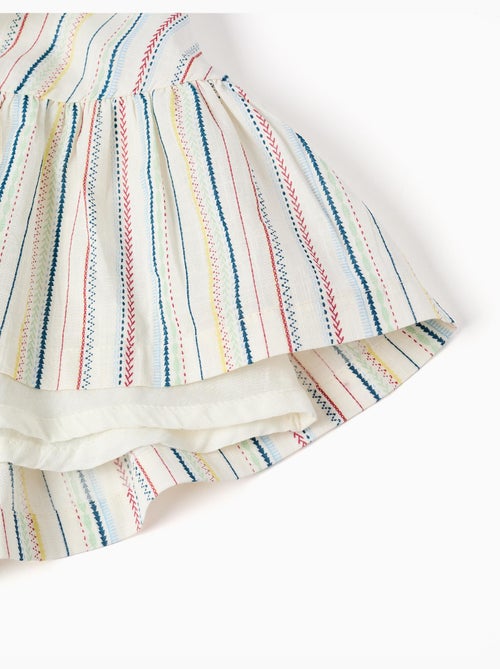 Robe sans manches en coton à rayures ethniques B&S - Kiabi