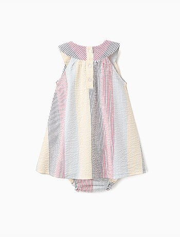 Robe sans manches en coton à rayures You&Me