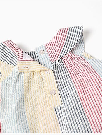 Robe sans manches en coton à rayures You&Me