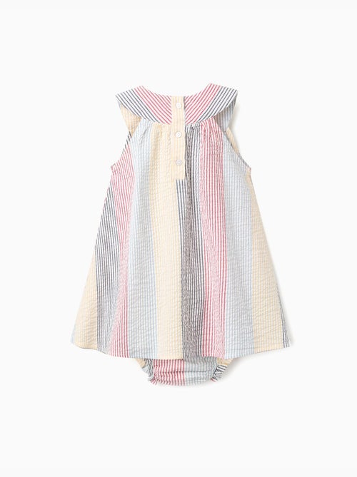 Robe sans manches en coton à rayures You&Me - Kiabi Robe sans manches en coton à rayures You&Me - Kiabi