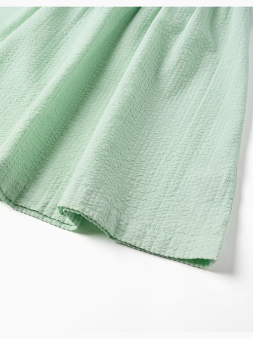 Robe sans manches en coton avec bretelles élastiques - Kiabi