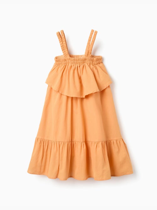 Robe sans manches en coton avec doublure - Kiabi