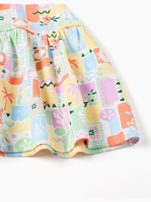 Robe sans manches en coton avec imprimé coloré - Kiabi Robe sans manches en coton avec imprimé coloré - Kiabi