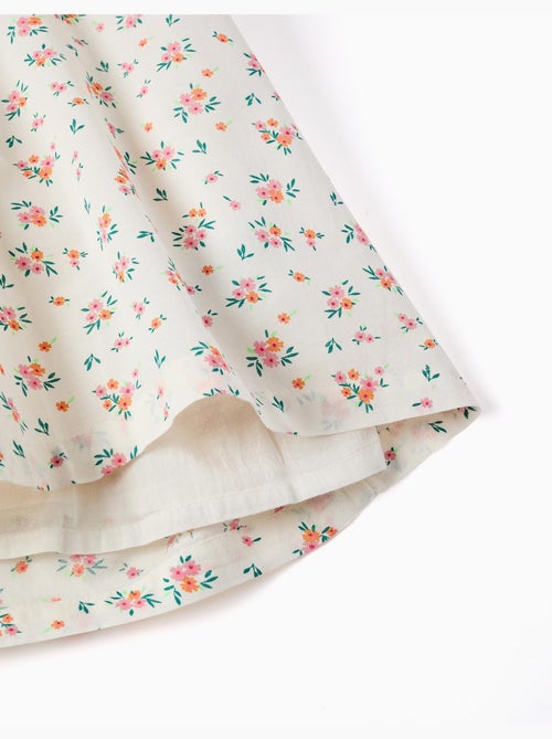 Robe sans manches en coton avec motif floral - Kiabi Robe sans manches en coton avec motif floral - Kiabi