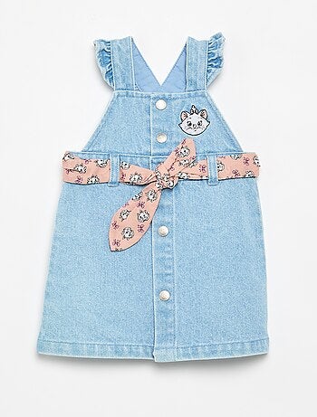 Robe sans manches en denim
