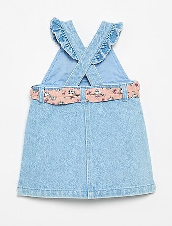 Robe sans manches en denim