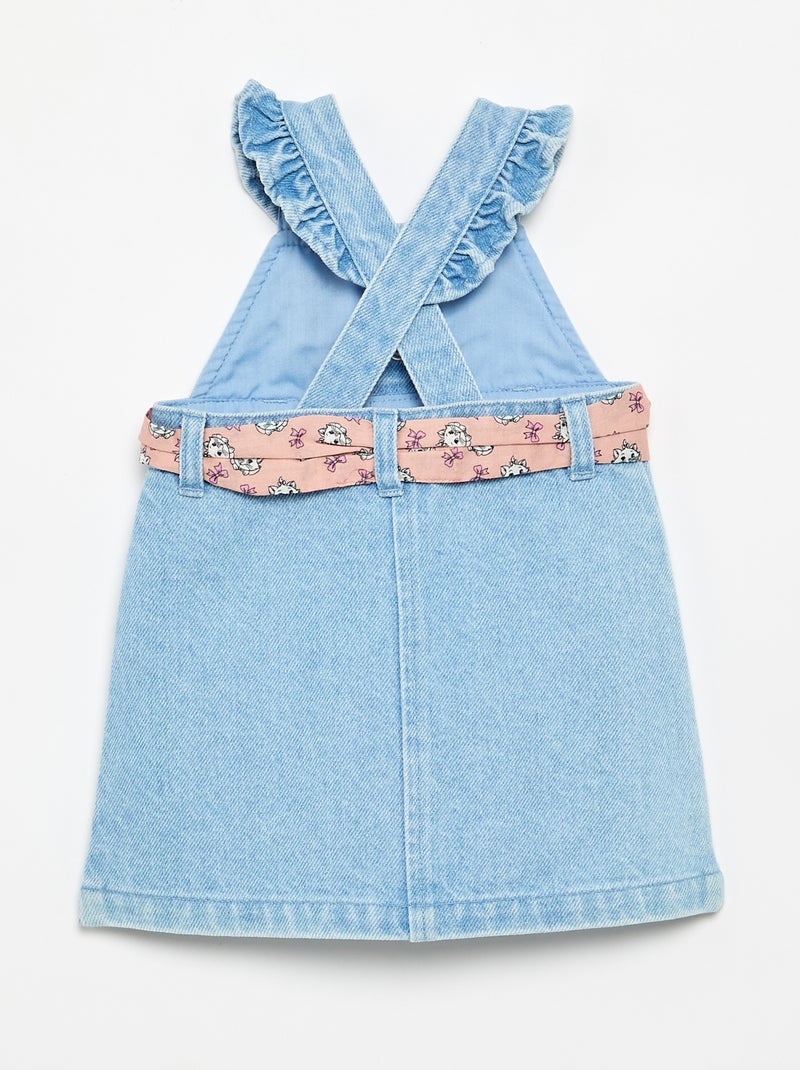 Robe sans manches en denim Bleu - Kiabi