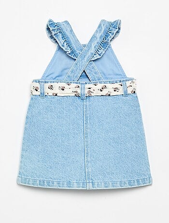Robe sans manches en denim
