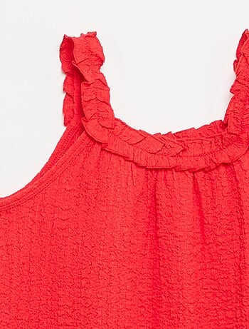Robe sans manches en maille légère