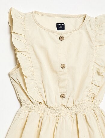 Robe sans manches en tissu léger