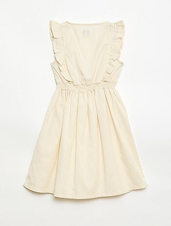 Robe sans manches en tissu léger