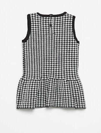 Robe sans manches en tricot avec nœuds