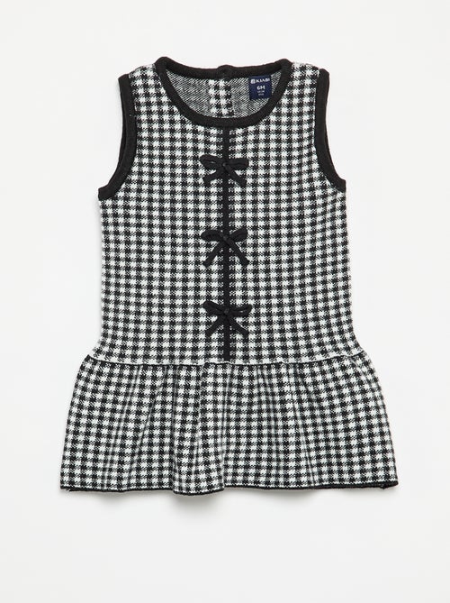 Robe sans manches en tricot avec nœuds - Kiabi Robe sans manches en tricot avec nœuds - Kiabi